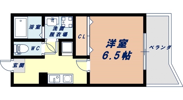 8階の間取り図