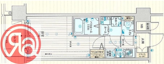8階の間取り図