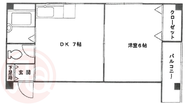 4階の間取り図