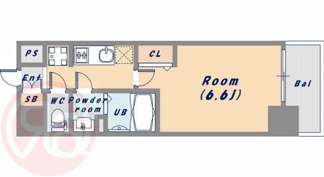 15階の間取り図