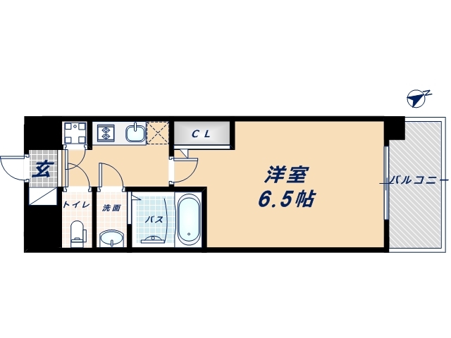 4階の間取り図