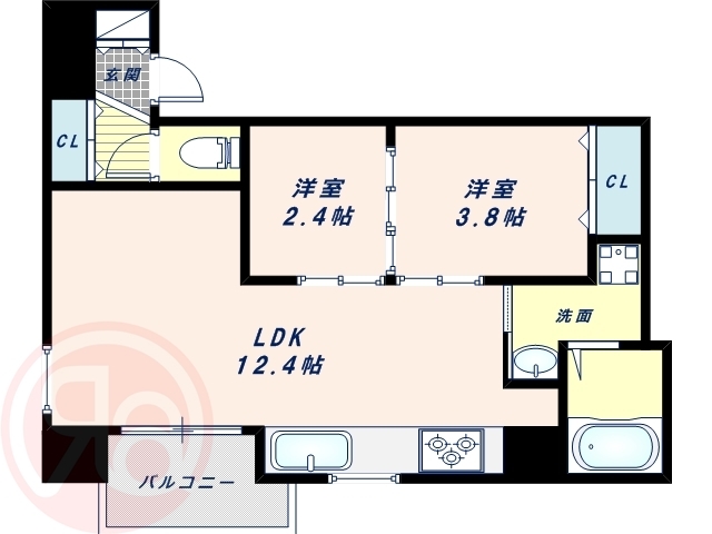 10階の間取り図