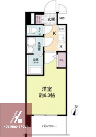 5階の間取り図