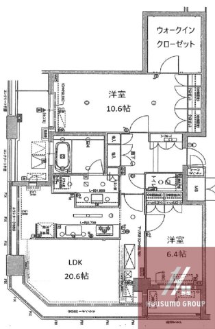 44階の間取り図