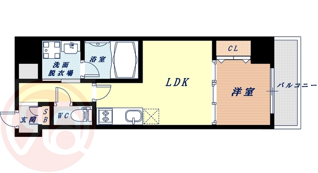 2階の間取り図