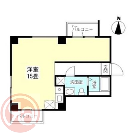 5階の間取り図