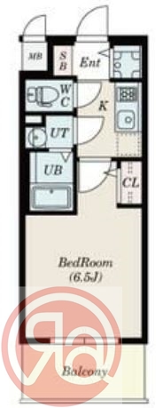 9階の間取り図