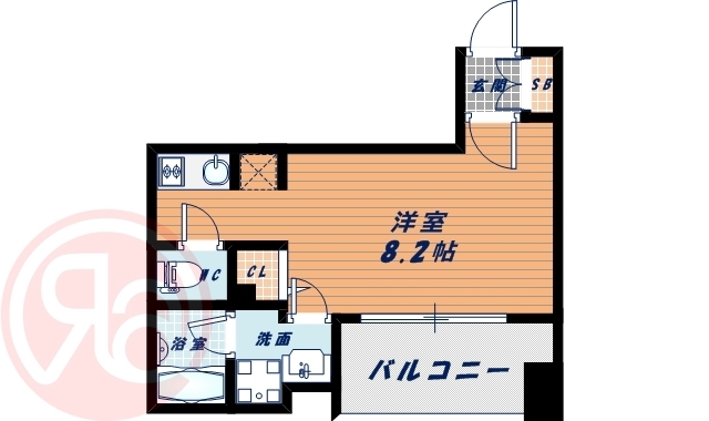 13階の間取り図