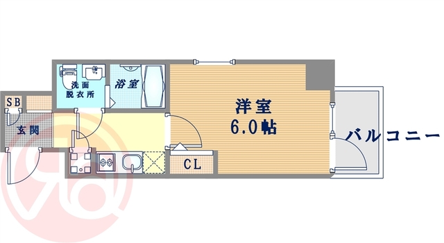 9階の間取り図