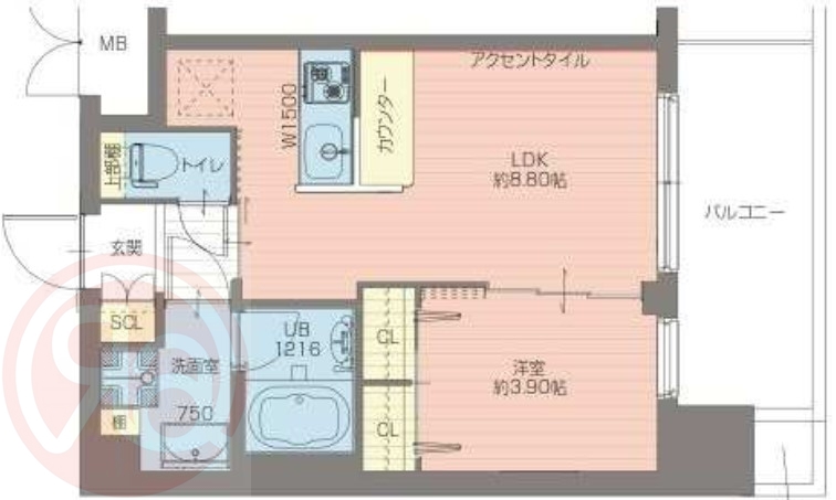 10階の間取り図
