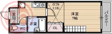 4階の間取り図