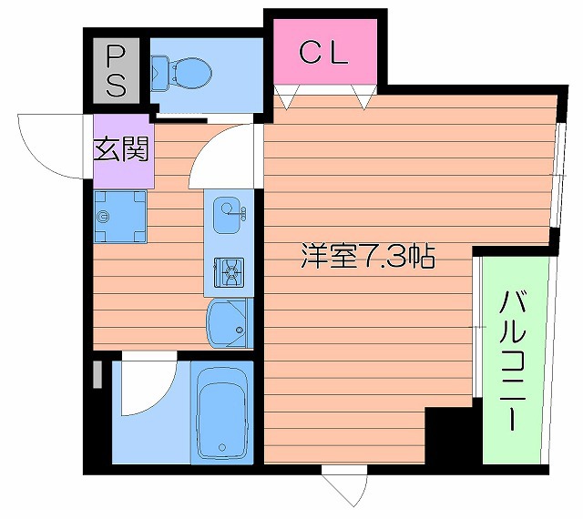4階の間取り図
