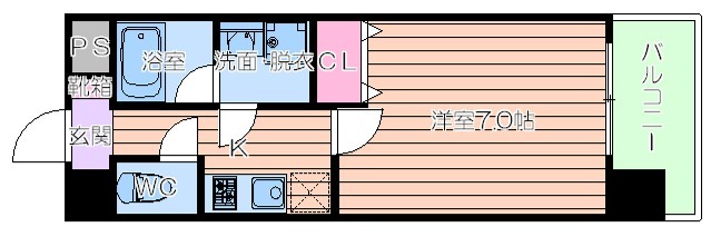 2階の間取り図
