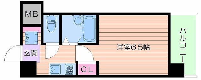 6階の間取り図