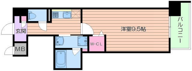 1階の間取り図