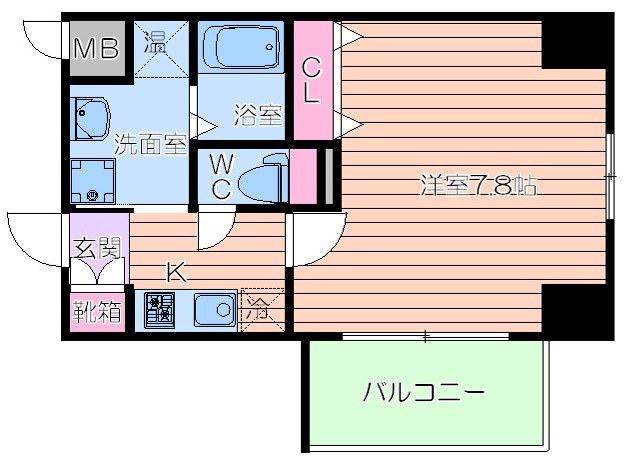 4階の間取り図