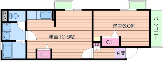 3階の間取り図