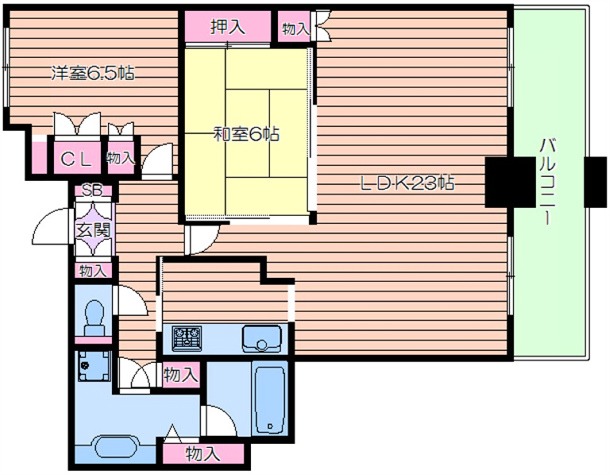 26階の間取り図