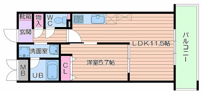 3階の間取り図