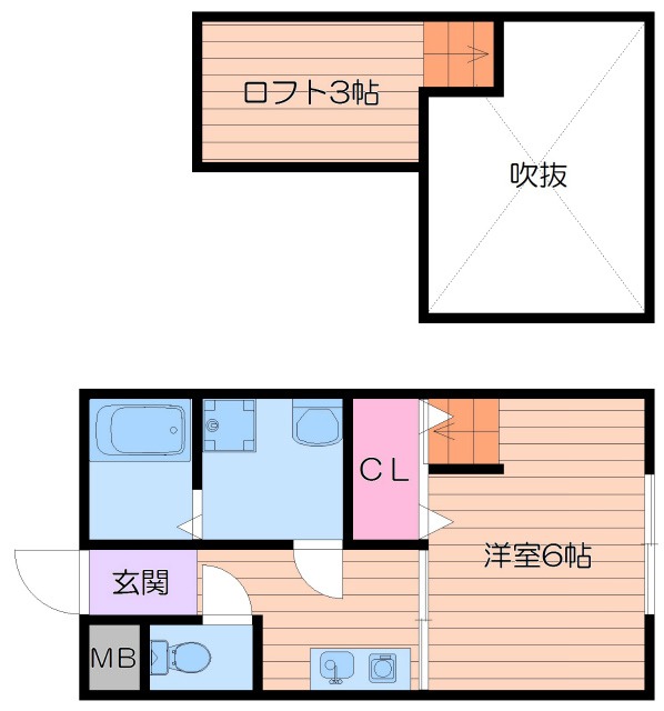 3階の間取り図