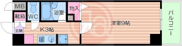 4階の間取り図