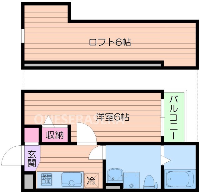 1階の間取り図
