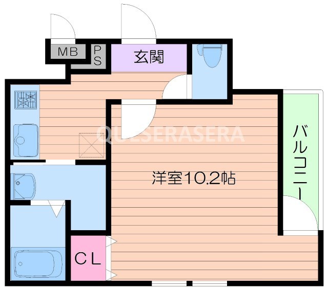 1階の間取り図