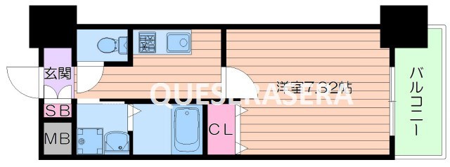 4階の間取り図