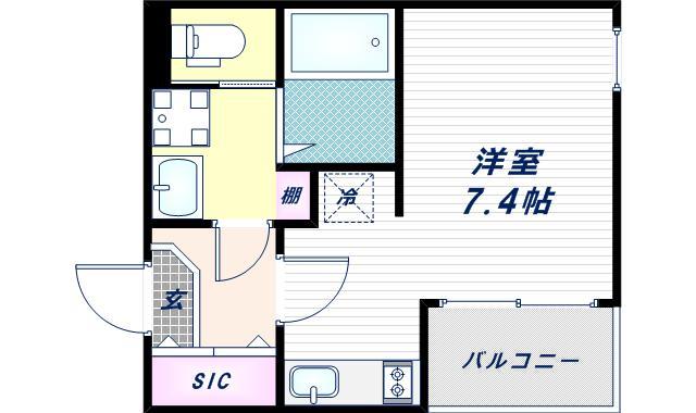 1階の間取り図