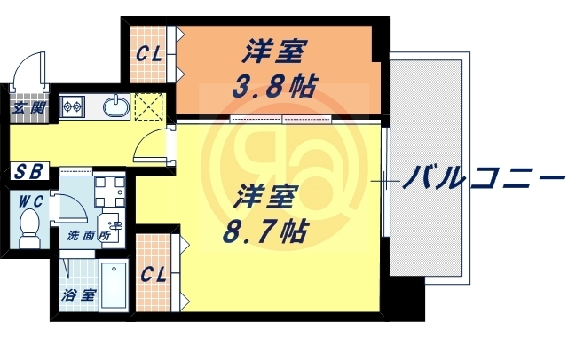 5階の間取り図