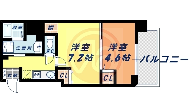 11階の間取り図