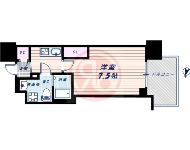3階の間取り図
