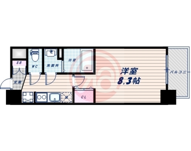 5階の間取り図