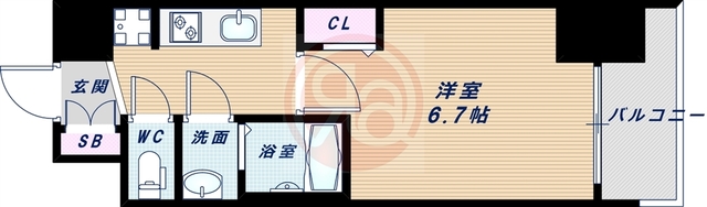 5階の間取り図