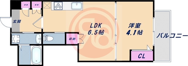 8階の間取り図