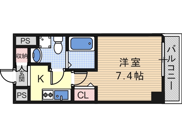 4階の間取り図