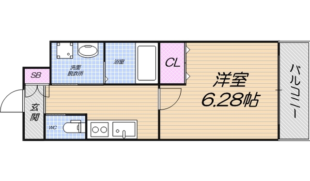 4階の間取り図