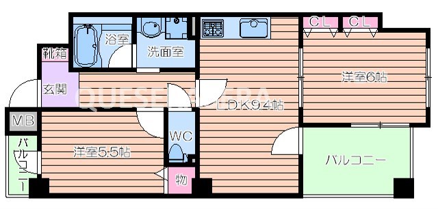 7階の間取り図