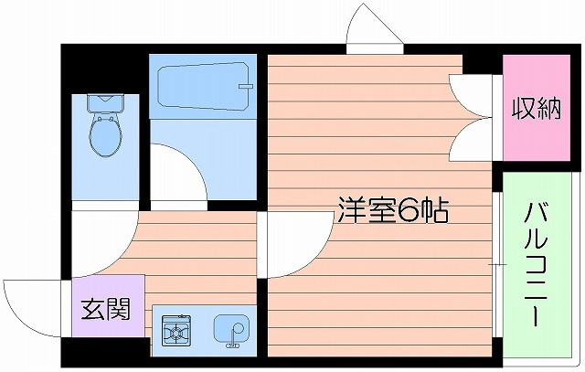 8階の間取り図