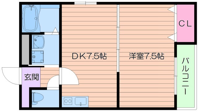 2階の間取り図
