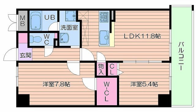 5階の間取り図