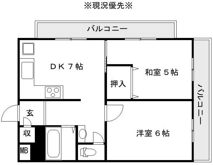 3階の間取り図