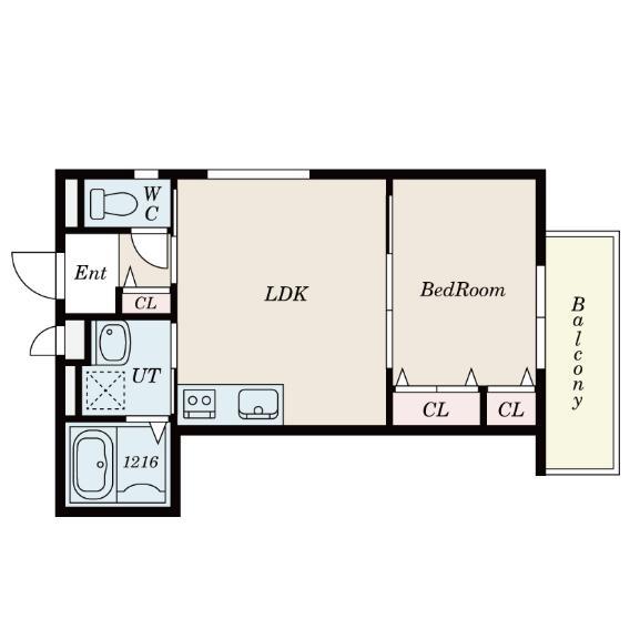1階の間取り図