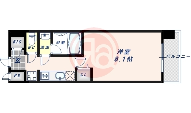 11階の間取り図