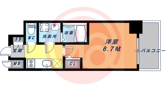 10階の間取り図