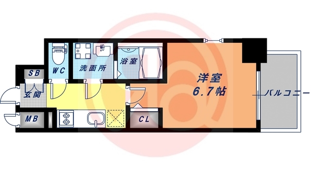 5階の間取り図