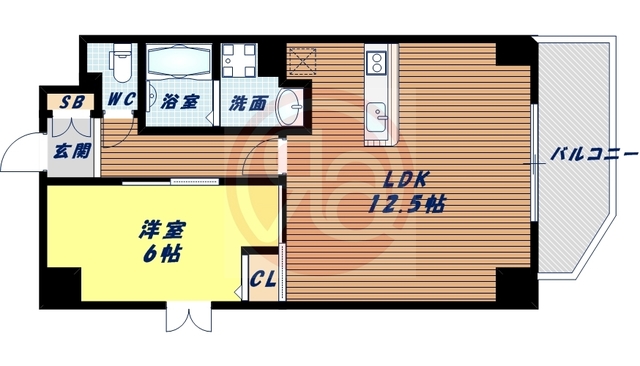 4階の間取り図