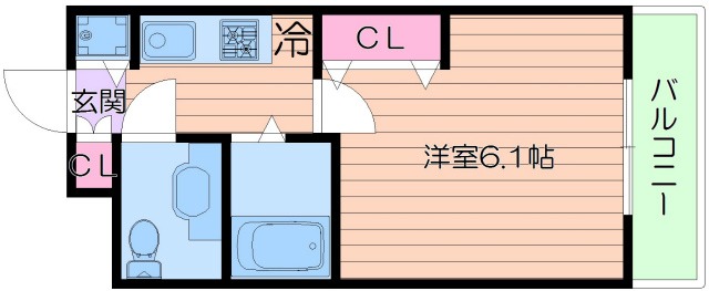 6階の間取り図