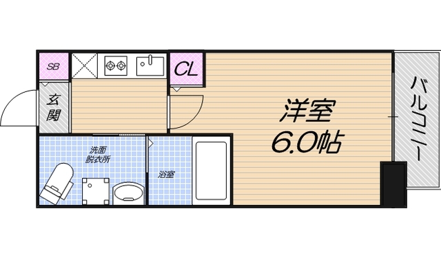 8階の間取り図