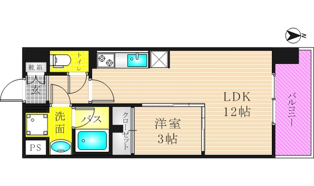 3階の間取り図